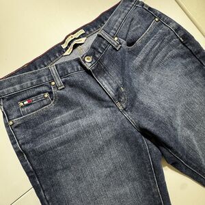 VTGTommy Hilfiger Low Rise Boot Rigid Jeans WMNs Size 29 Blue Dark Wash 5-Pocket